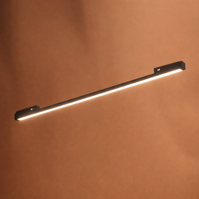 Luminaria LED Lineal Magnética 5mm Opal 6W Negro 3000K 24V