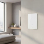 Interruptor Inteligente WiFi Táctil Doble Blanco 125V Alexa Google Home