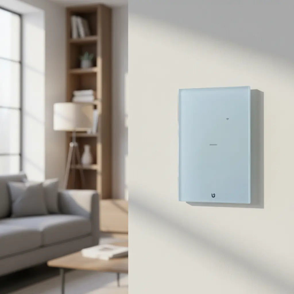 Interruptor Inteligente WiFi Táctil Sencillo Blanco 125V Alexa Google Home
