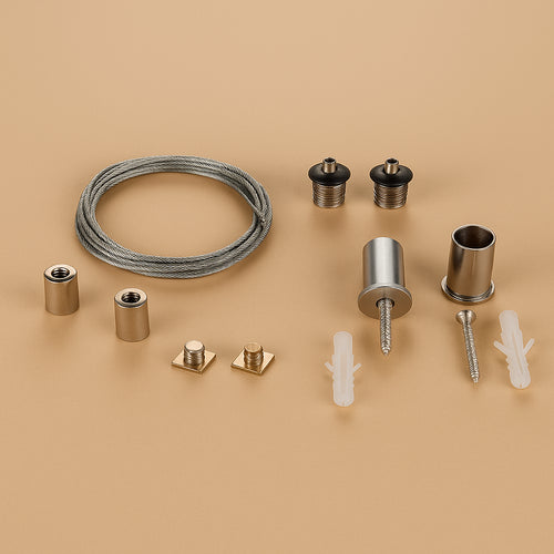 Guayas de Suspensión para Perfil x2 – 1 m – Gris