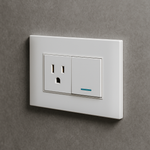 Interruptor con Toma Blanco Carpinter A11 125V 1875W RETILAP