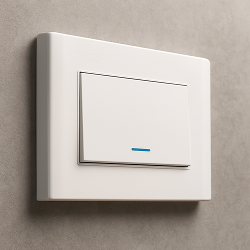 Interruptor sencillo Blanco Carpinter A11