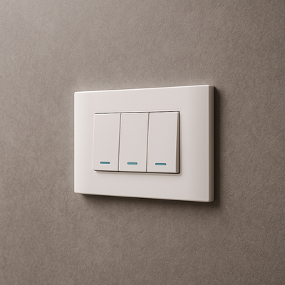 Interruptor Triple Blanco Carpinter A11 125V 1875W RETILAP
