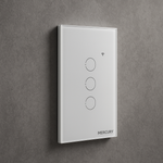 Interruptor Inteligente WiFi Táctil Triple Blanco 3 Circuitos Alexa Google