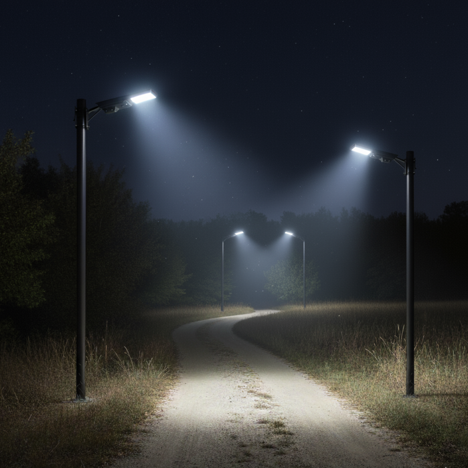 Luminaria Solar LED Alumbrado Público LAPS60 ABS 6000 Lm 40W IP65