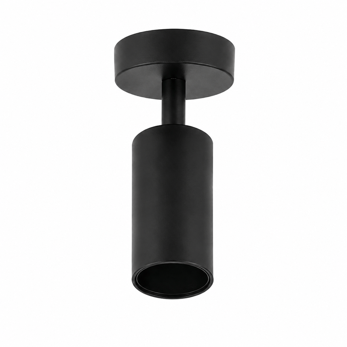 Mini Spot de Sobreponer para Bombillo GU10 Negro 7W