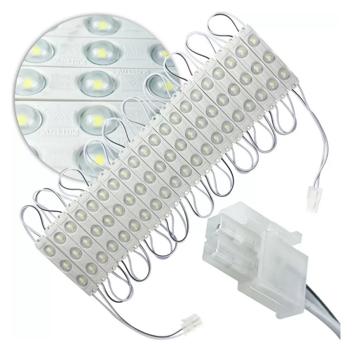 Módulo LED 110V Tipo Lupa SMD2835 2W Pack x 10 Unidades