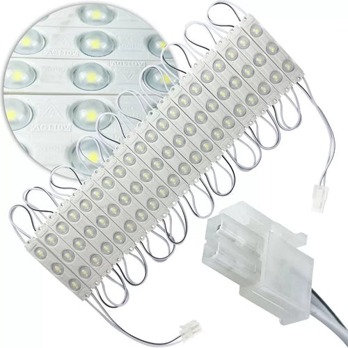 Modulo led a 110v tipo lupa PACK X 10 UNIDADES