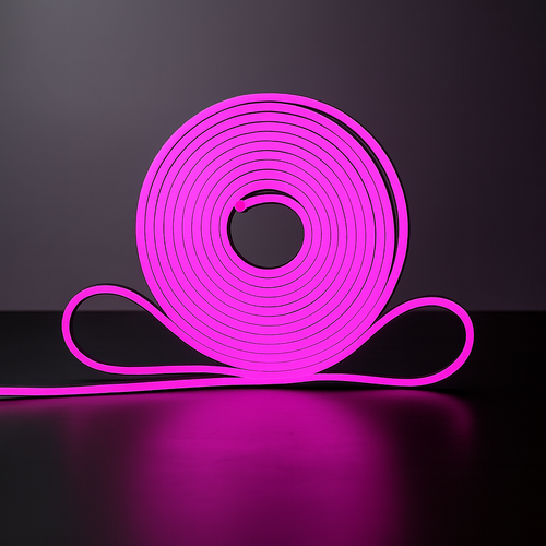 Neon Flex Led Rollo 5 Metros Con Adaptador