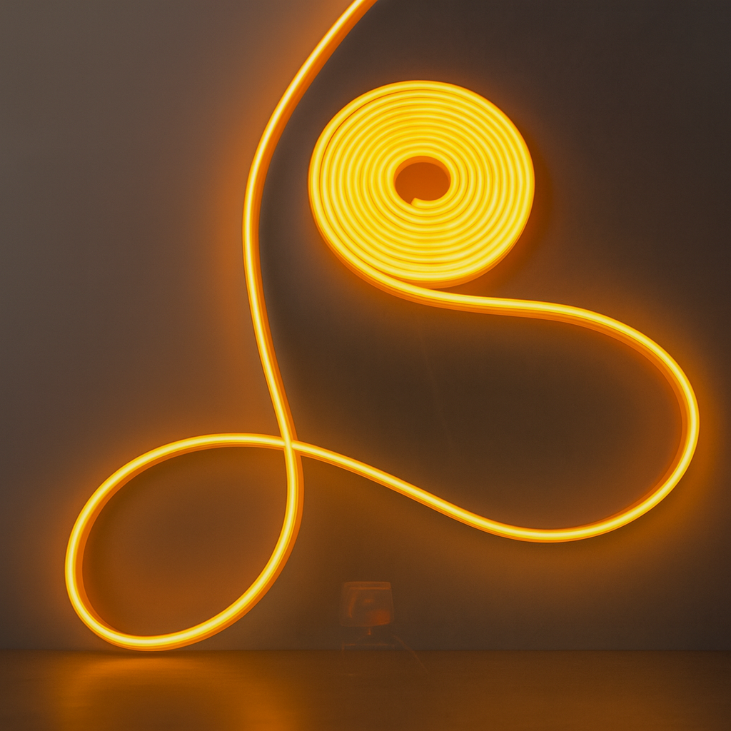 Neon Flex Led Rollo 5 Metros Con Adaptador