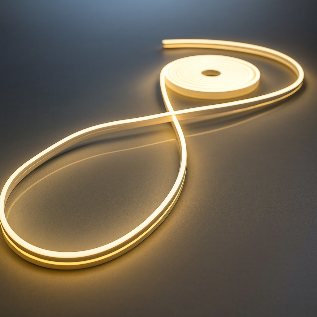 Neon Flex Led Rollo 5 Metros Con Adaptador