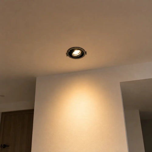 Ojo de Buey LED Redondo Recesado en Policarbonato GU10 con Bombillo