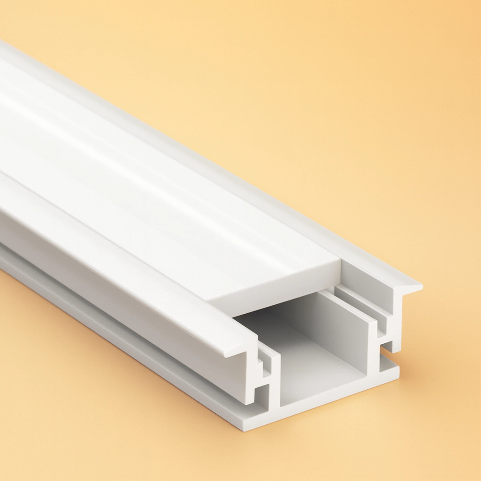 Perfil 5020A para Incrustar Plateado x 3 mtrs