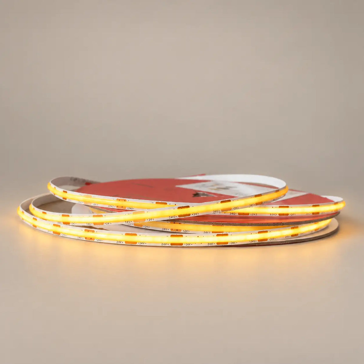 Cinta LED COB 5mm Ultra Delgada 24V 9W x 10 Metros