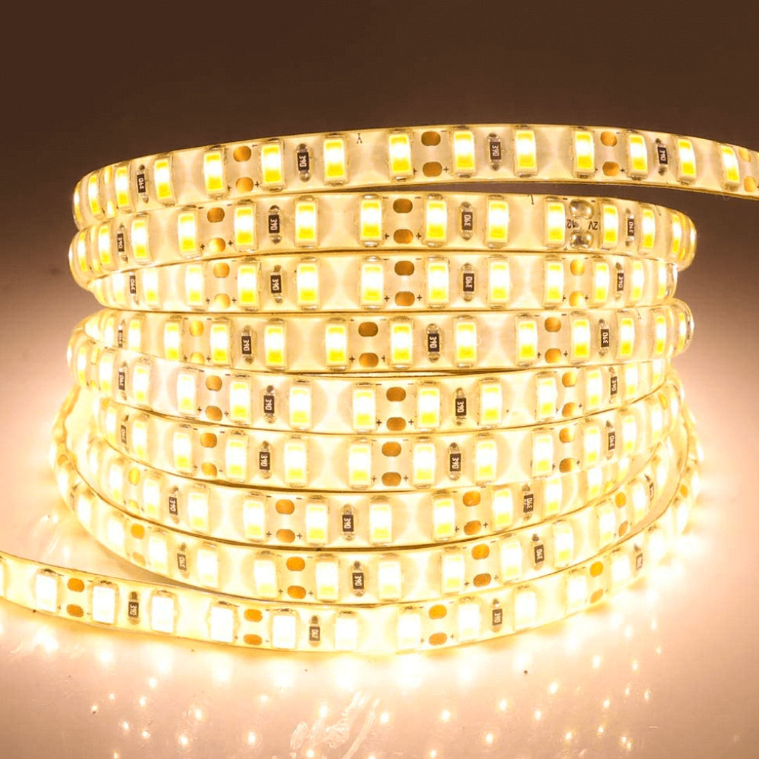 Led Sín Cinta Led 110v sin silicona CRI 70 Rollo x 10 metros