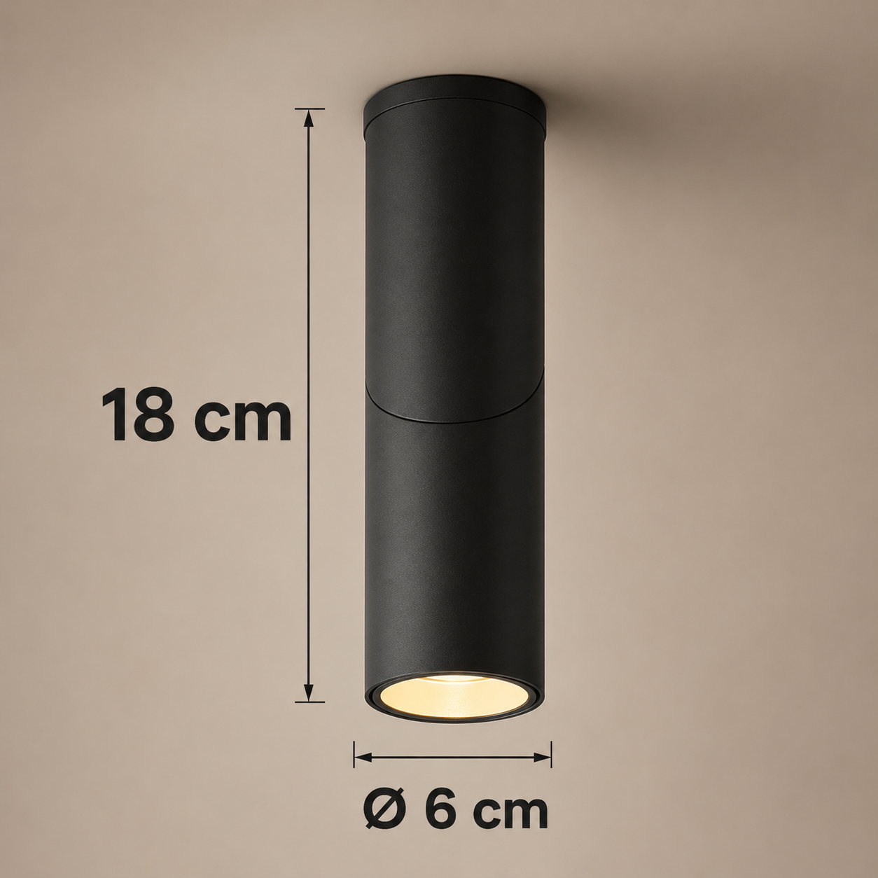 Spot de Sobreponer LED Orientable 7W COB Blanco o Negro
