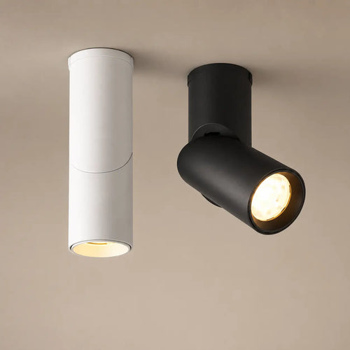 Spot de Sobreponer LED Orientable 7W COB Blanco o Negro