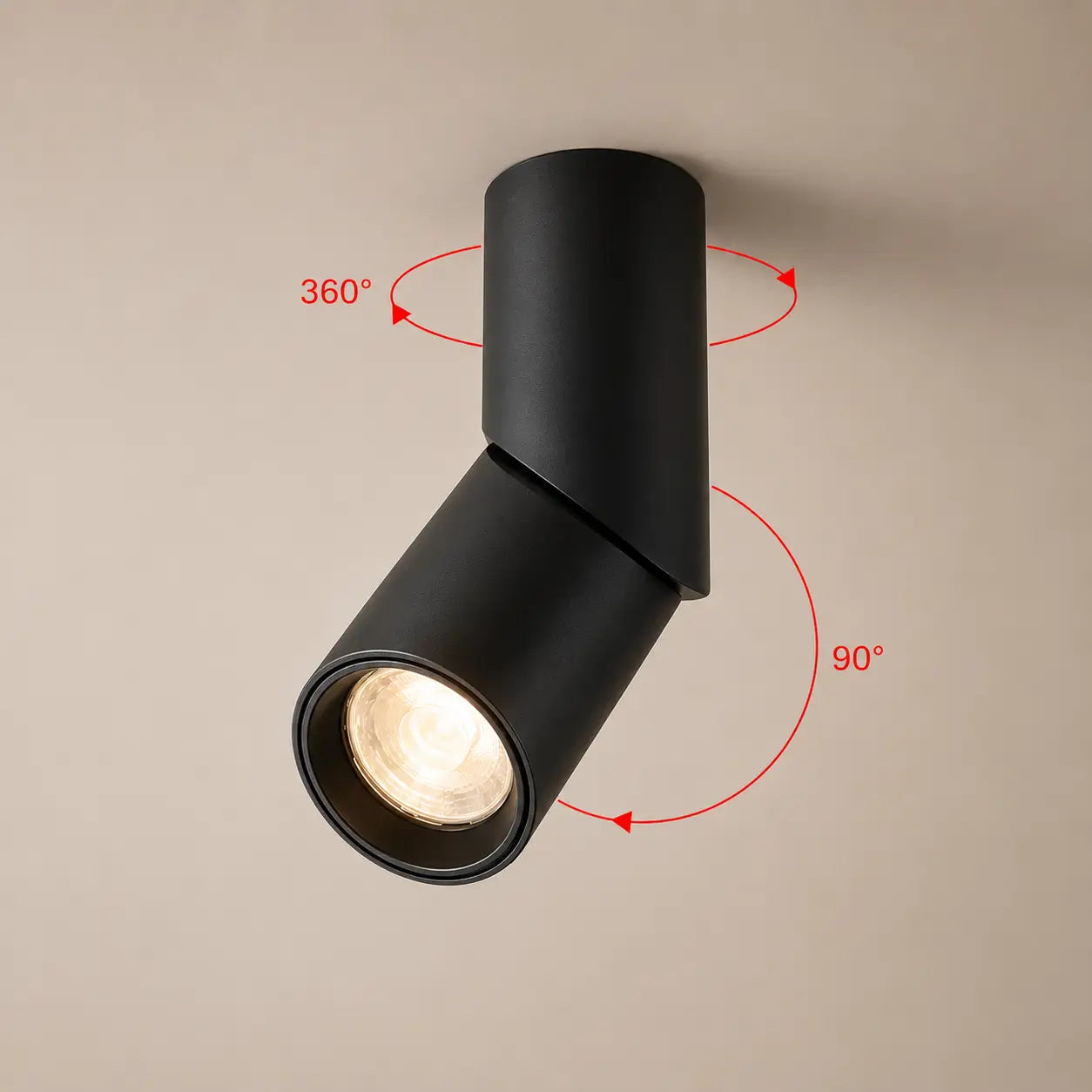Spot de Sobreponer LED Orientable 7W Blanco o Negro 3000K