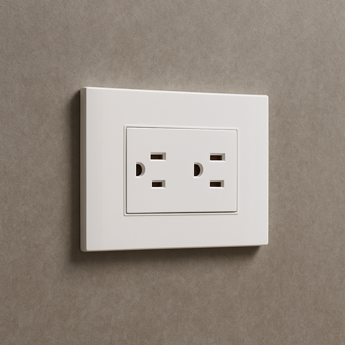 Toma Corriente Doble blanca  Carpinter A11