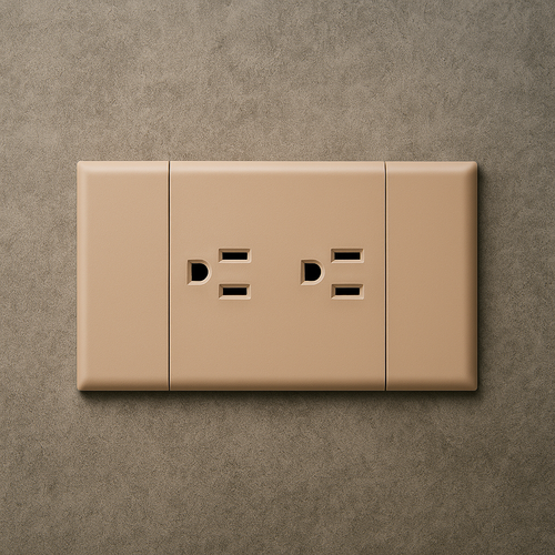 Toma corriente Doble  tipo M Carpinter