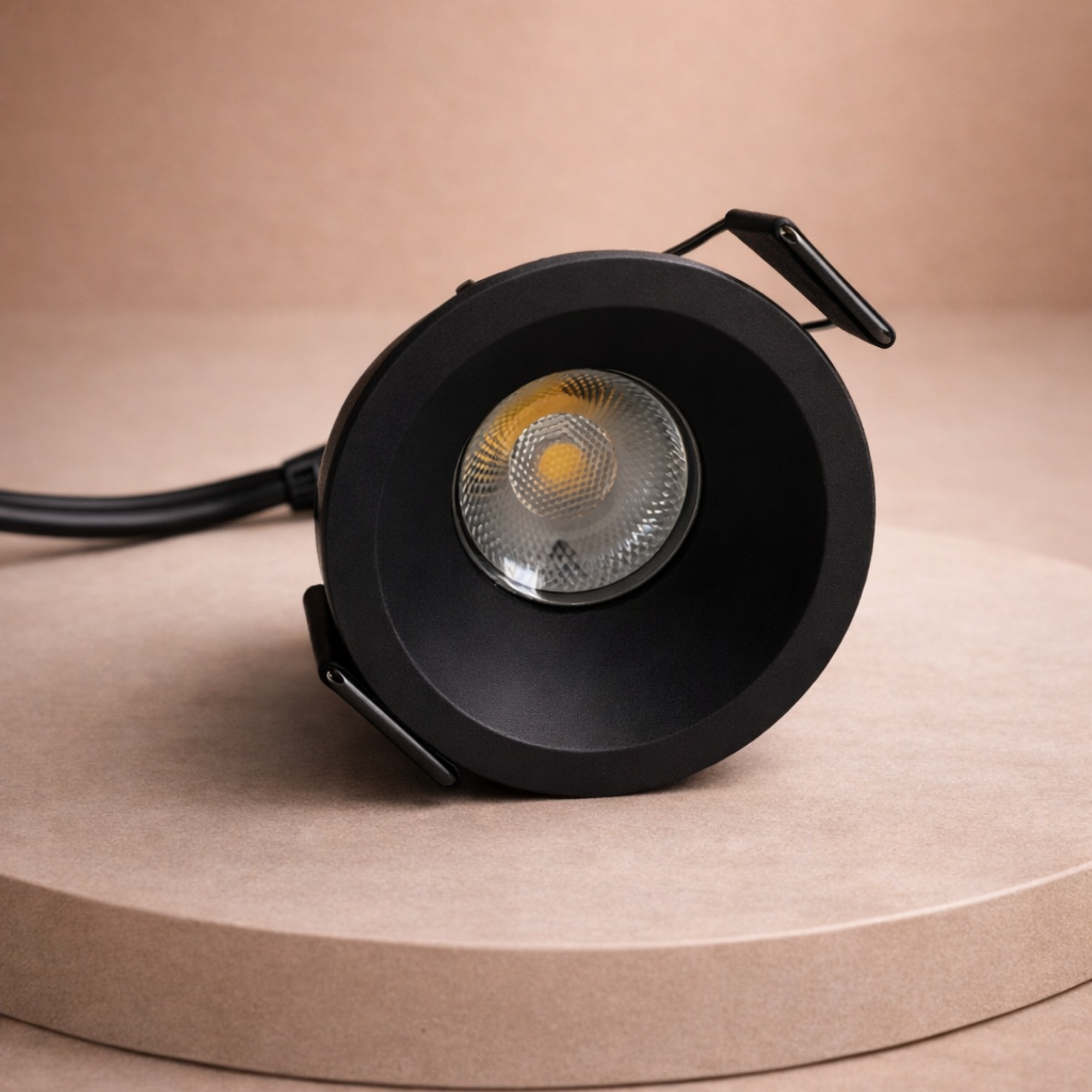 Bala LED para techo Mini 3W negro