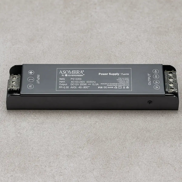 Fuente para Cintas LED de 12V 33.3A de Alto Rendimiento ASOMBRA, iluminación LED a precio mayorista Colombia