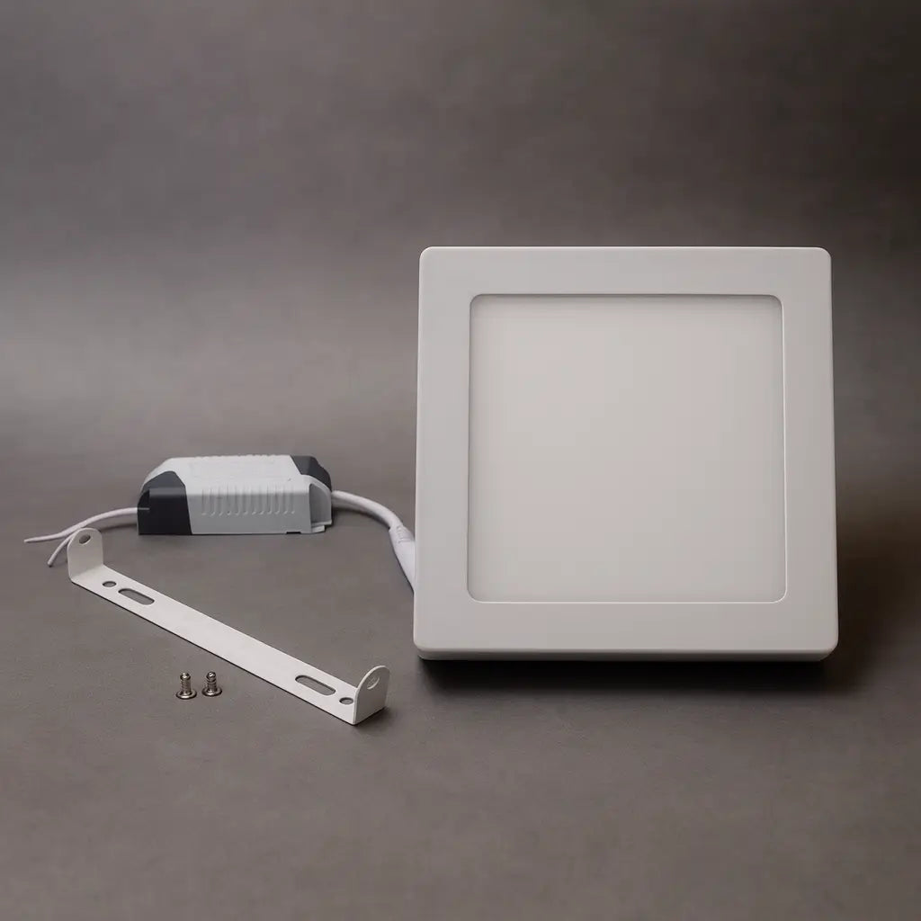 Panel LED Cuadrado de Sobreponer 6500K/3500K – Iluminación Decorativa para Techos