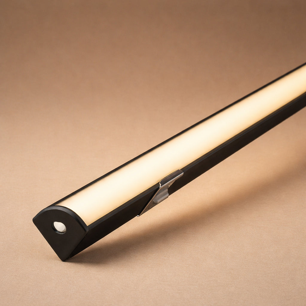 Perfil de Aluminio para Cinta LED Esquinero 45° 1616H x 3 Metros