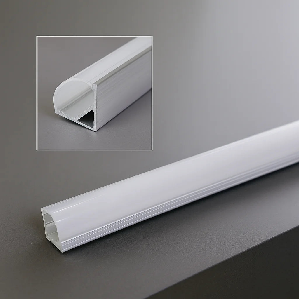 Perfil de aluminio para cinta LED 1616H esquinero de 3 metros