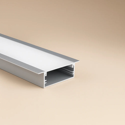 Perfil cinta LED incrustar difusor OPAL (5cm x 2cm) x 3 metros
