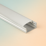 Perfil de Aluminio para Cinta LED Sobreponer 1707 17x7mm x 3 Metros